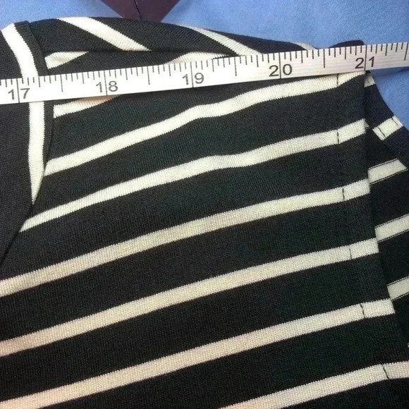 🤍🖤Black and white striped dress by Creation size 6P🖤🤍 - Picture 7 of 11